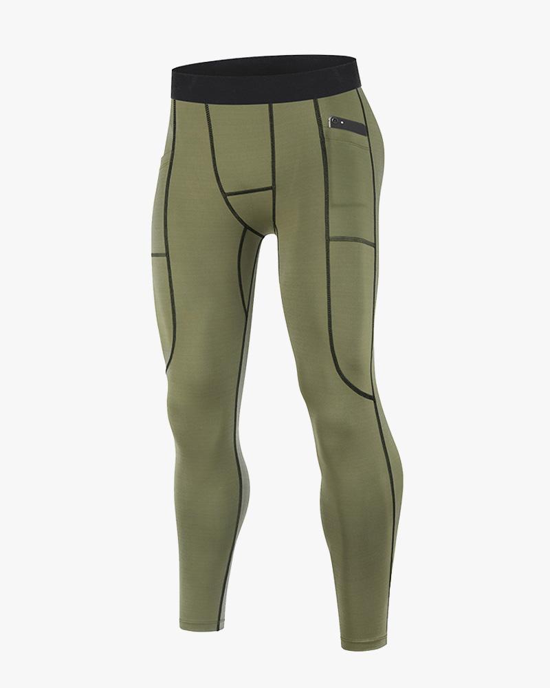Custom logo men breathable running training fitness leggings