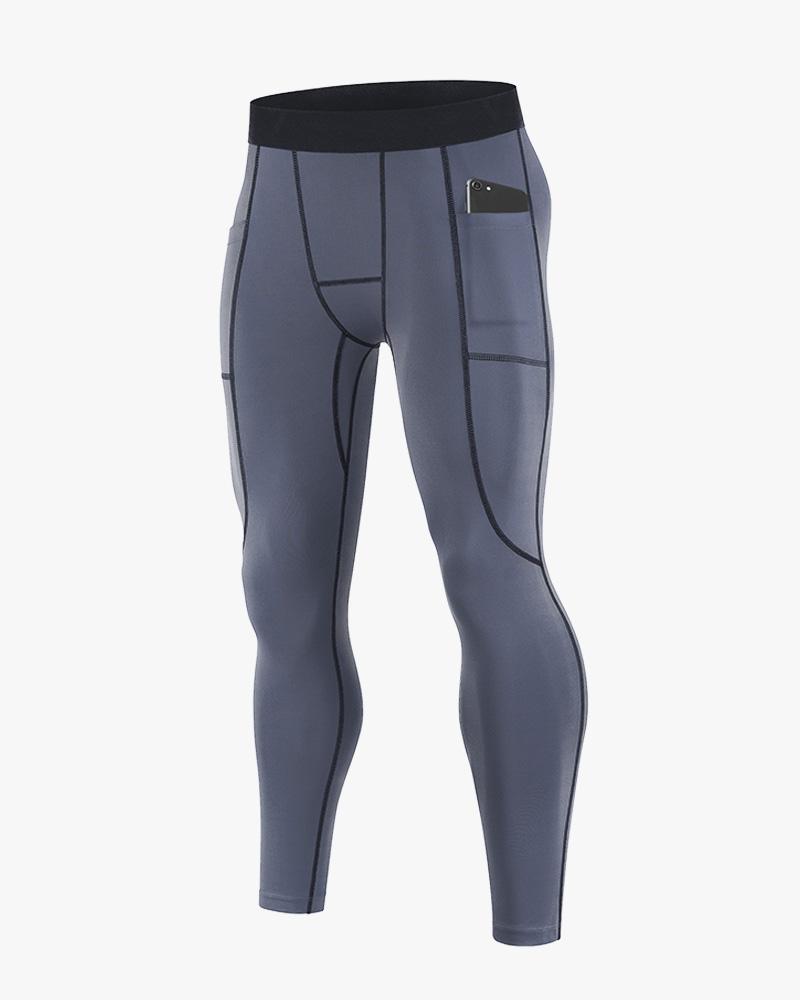 Custom logo men breathable running training fitness leggings