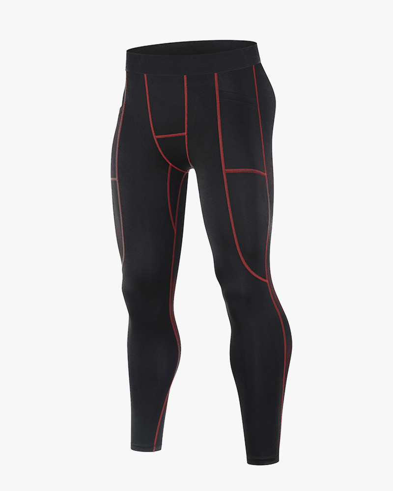 Custom logo men breathable running training fitness leggings