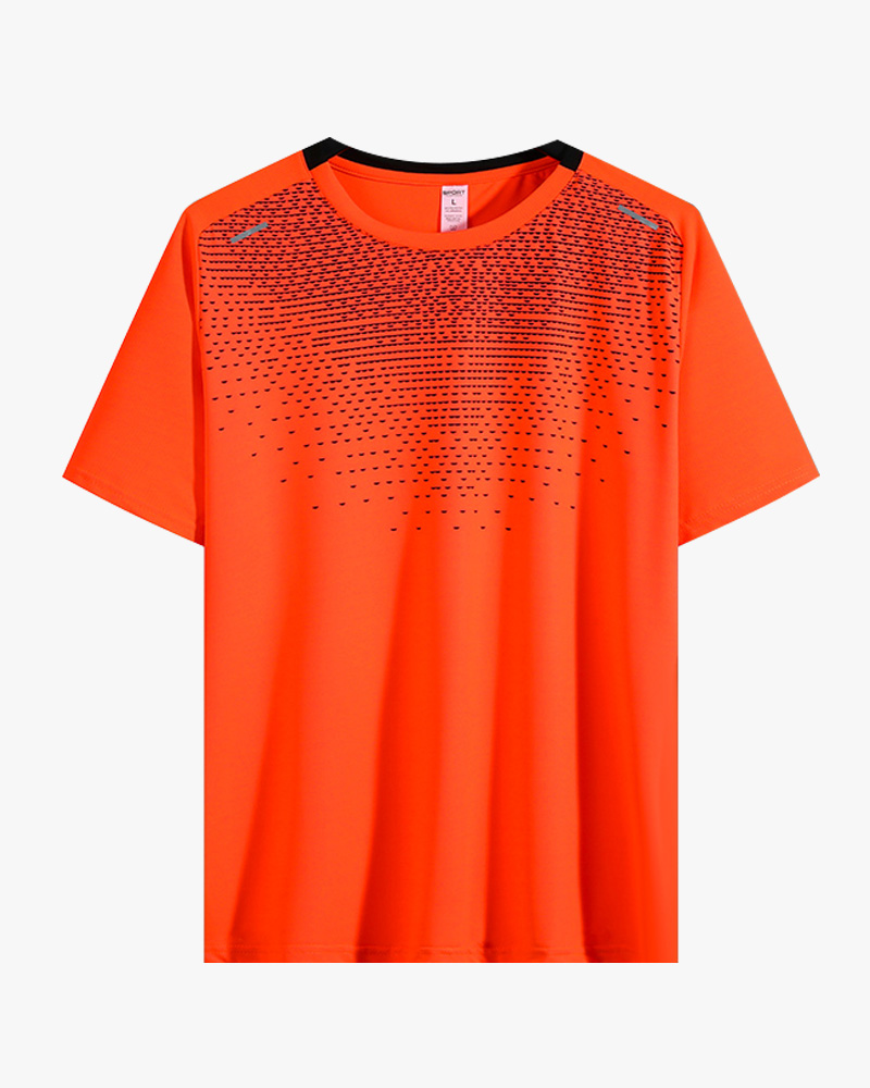 Zipper standing neck short sleeved sportswear