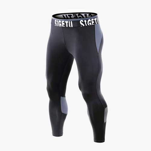 Custom Latest Leggings For Men Workout Leggings Fitness Running Wear Tight Pants
