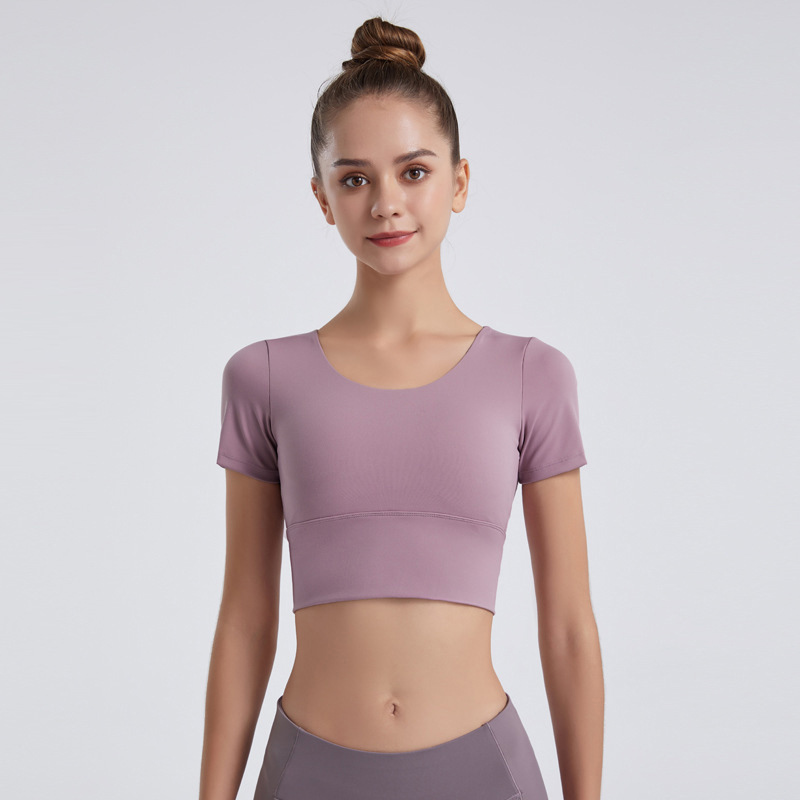 U-neck Cross Back Sports Bra