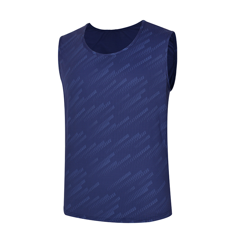 Custom sports vest sleeveless silk