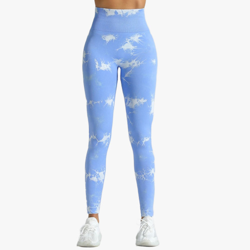 Women sexy Peach buttocks Tie dye yoga pants & leggings