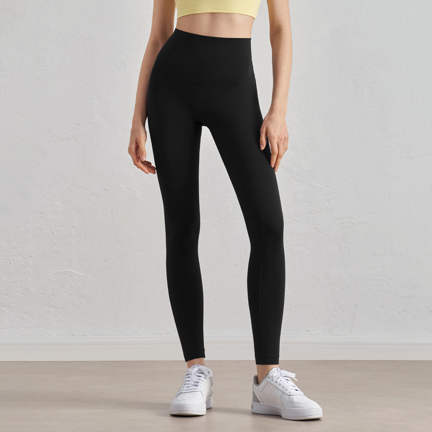 Women's High Waist Nylon Yoga Leggings