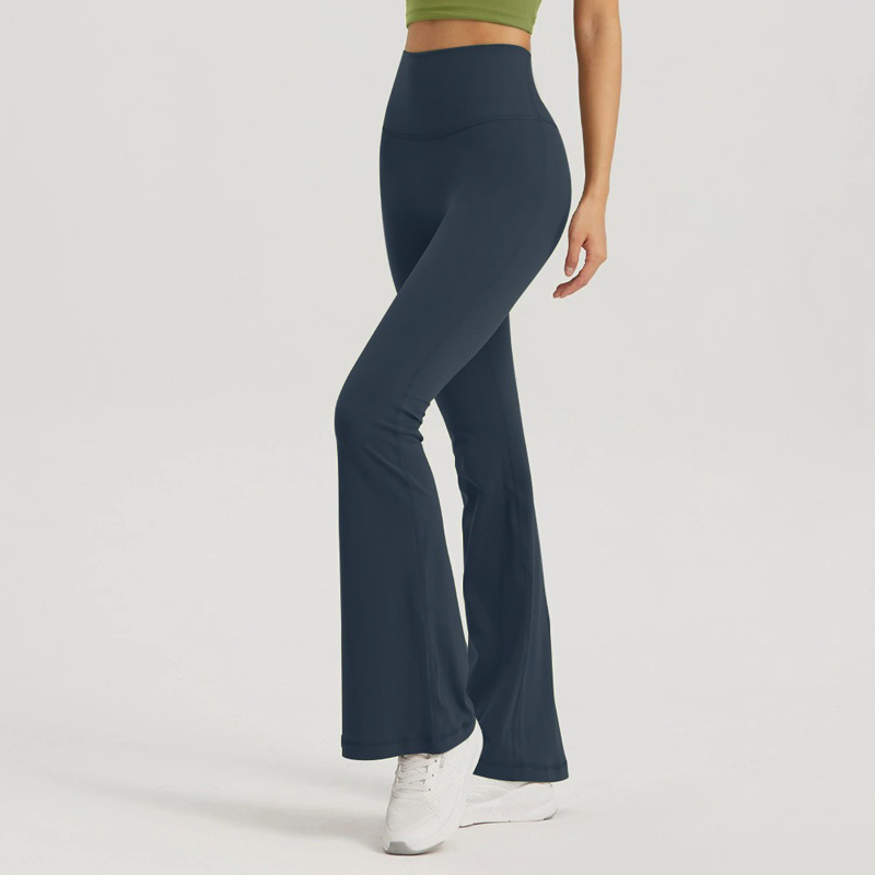 Women's  Seamless Yoga Pants | Slimming Free-Size Flared Leg Fitness Bottoms