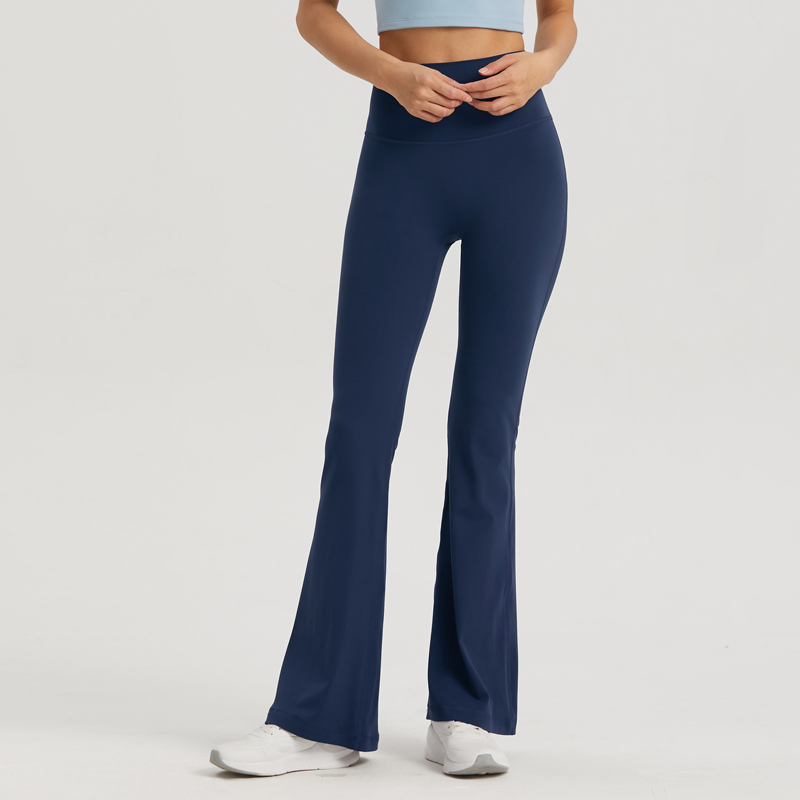 Women's  Seamless Yoga Pants | Slimming Free-Size Flared Leg Fitness Bottoms