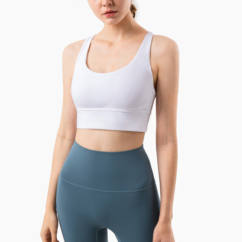 Women Cross Beauty Straps Yoga Underwear with Chest Pads