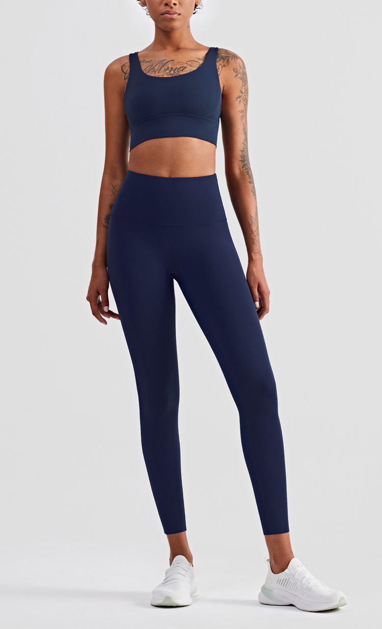 Seamless Cutting Naked Sensation Yoga Pants No Camel-Toe Design
